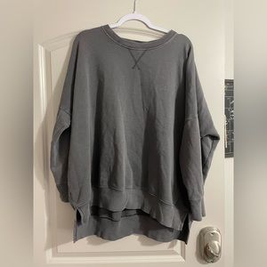 Aerie dark gray sweatshirt sz L